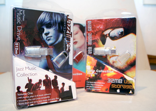 Flash Music Drives Packaging Design